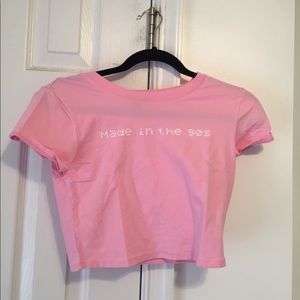 “Made In The 90s” crop top